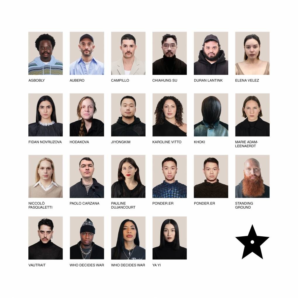 The 20 semi-finalists for the LVMH Prize. Photo: LVMH