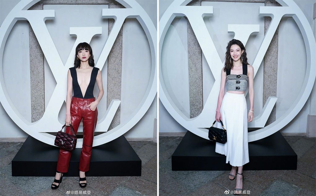 Chinese actress Victoria Song and Elaine Zhong attended Cruise 2024. Photo: Louis Vuitton