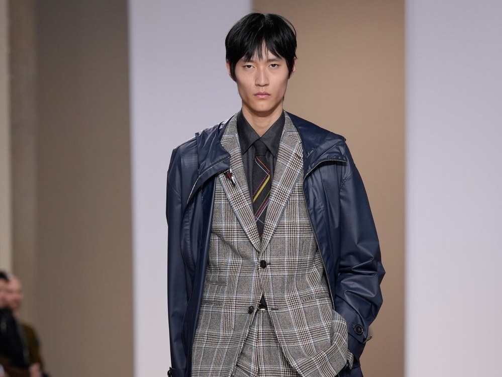 Hermès approached menswear as a canvas for versatility in its FW24 show. Photo: Fashionela