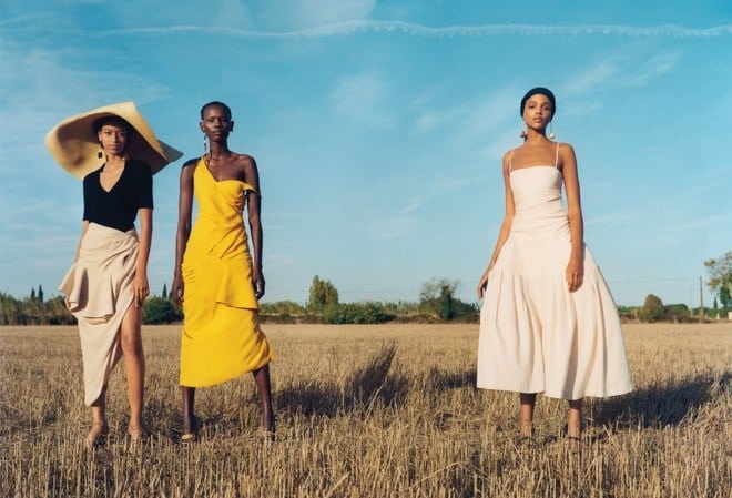 Jacquemus’s campaign photo. Photo: Vogue February 2018