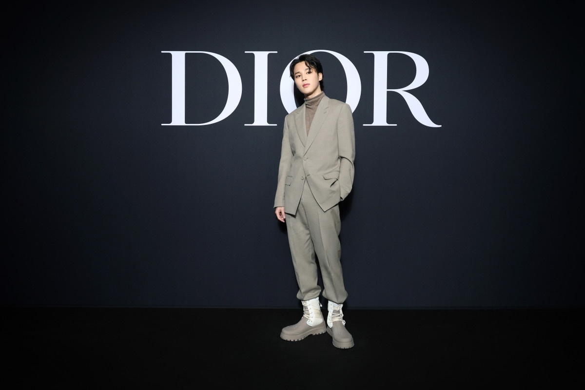 BTS' Jimin at Dior Homme FW24. Photo: Dior