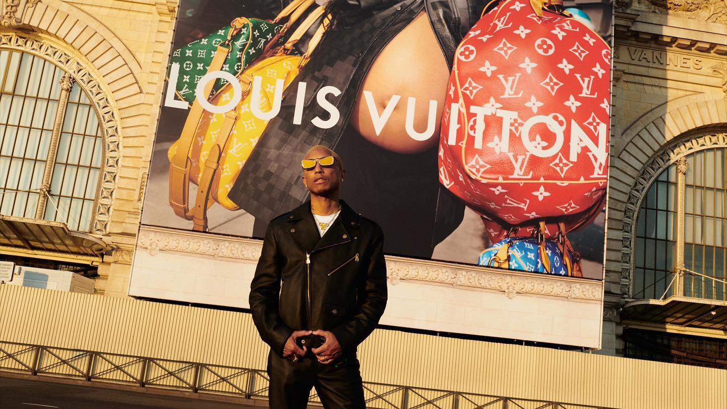 Pharrell Williams will be hosting a Louis Vuitton pre-fall menswear show  in Hong Kong 30th November 2023. Photo: Pharrell Williams' Facebook