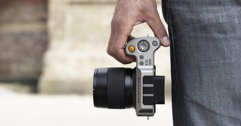 The Hasselblad X1D medium format camera is about half the size of a typical medium format device, making it easier for those on the move. (Courtesy Photo)