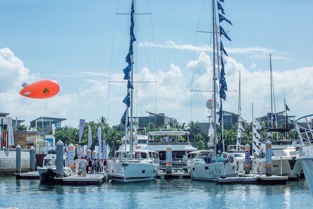 Sailboats at SO! Hainan. (Courtesy Photo)