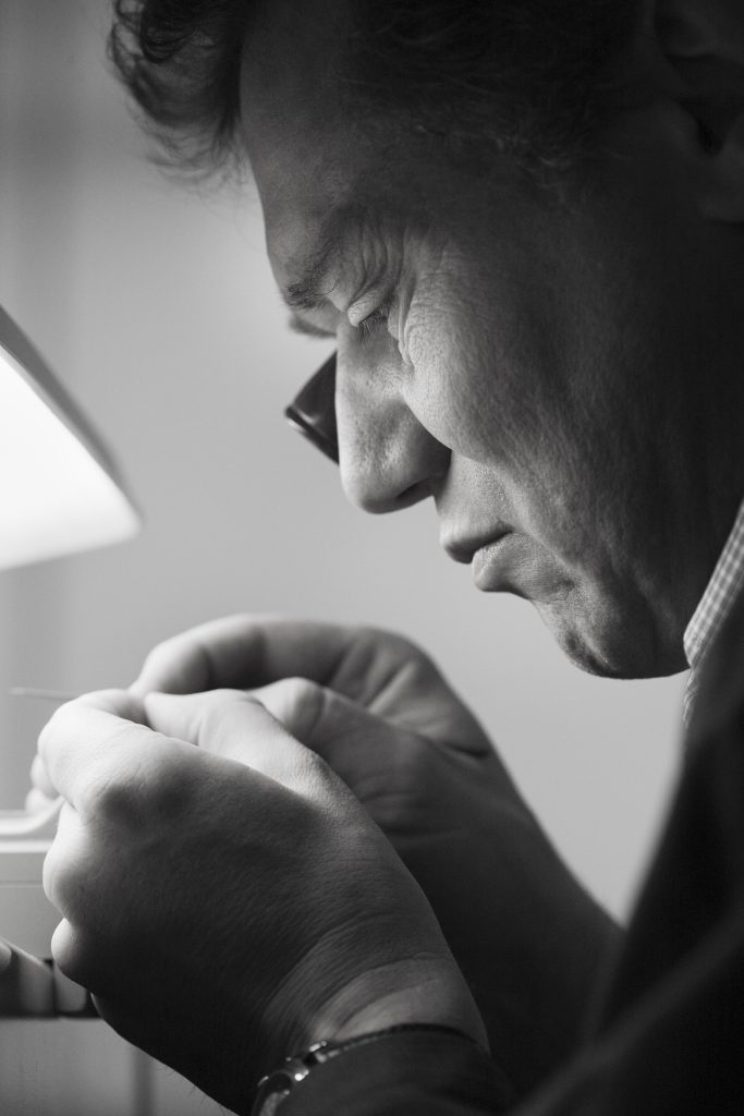 F.P. Journe Master Watchmaker François-Paul Journe at work. (Courtesy Photo)