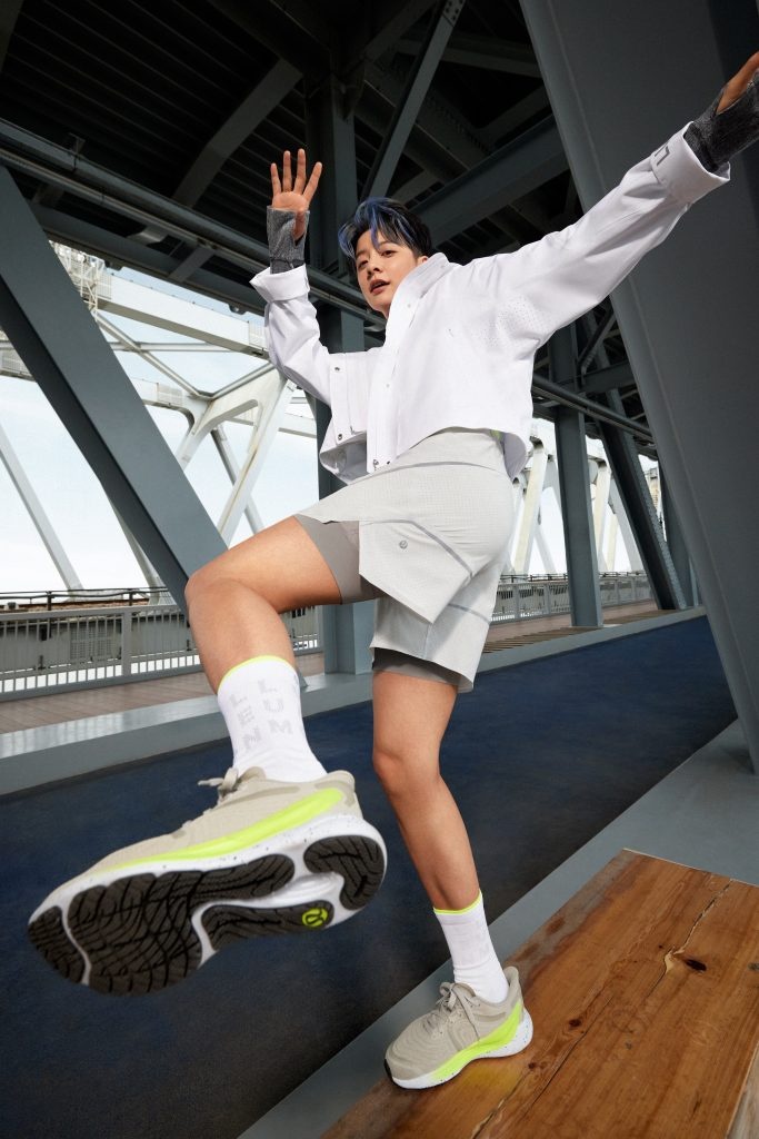 American singer Amber Liu in Lululemon's "Worn By Us" campaign. Photo: Lululemon