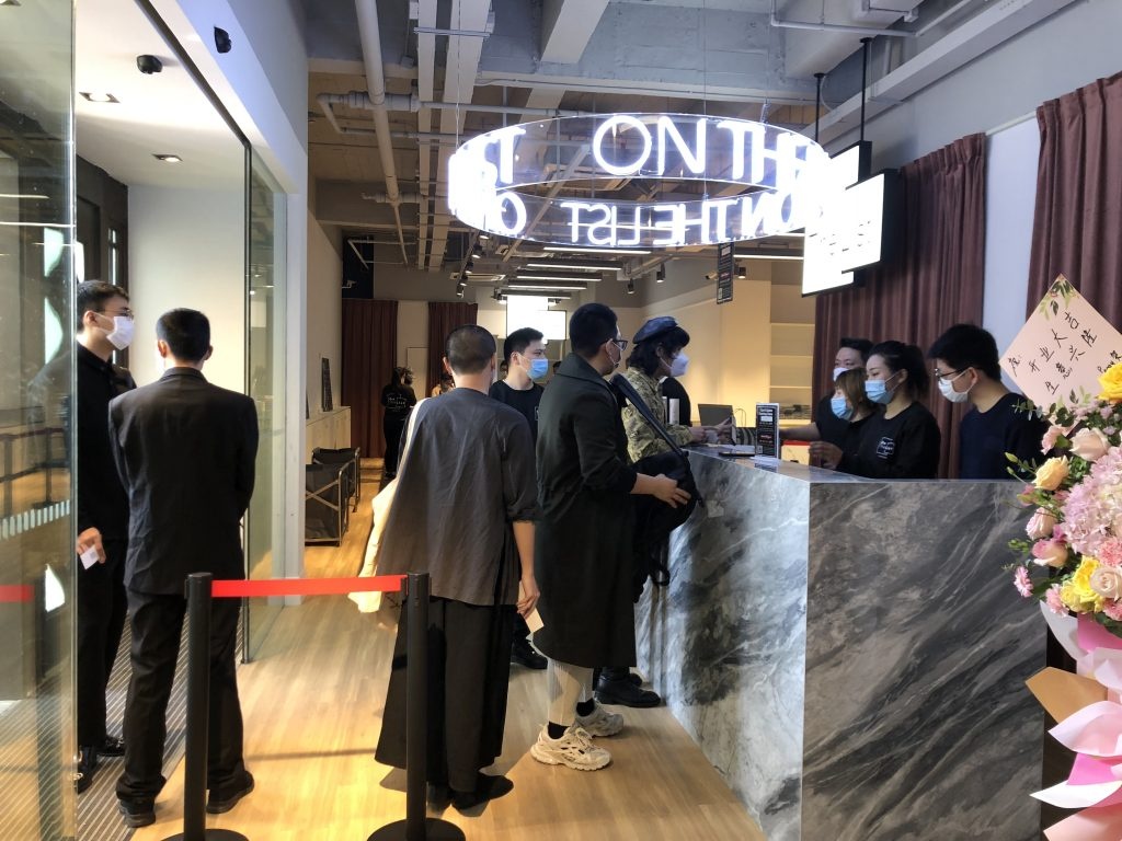 On OnTheList’s first day in Shanghai, around 500 people registered through its official WeChat account for a shopping time window of two hours, according to the company. Photo: Courtesy of OnTheList