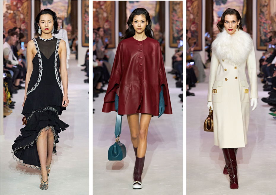 Lanvin's Fall/Winter 2020 Ready-to-Wear runway looks from Paris Fashion Week. Photo: Lanvin
