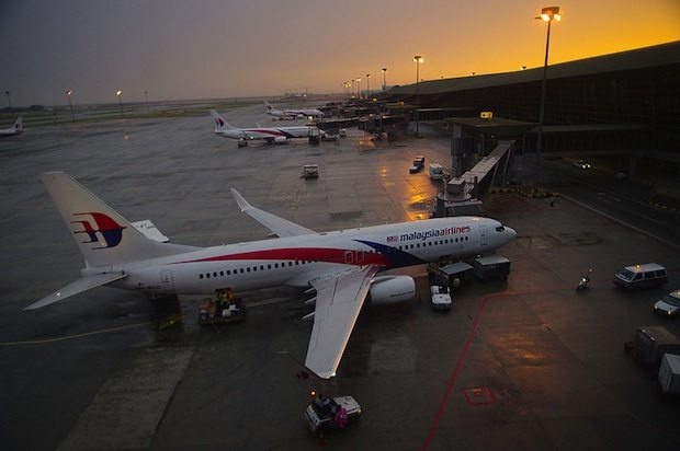 A Malaysia Airlines plane at the Kuala Lumpur International Airport. (Wikimedia Commons)