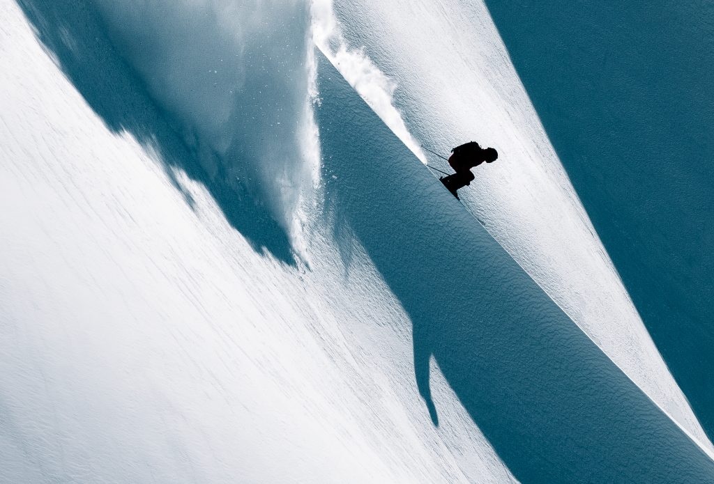 Moncler Grenoble brand ambassador and French freeskier Richard Permin and director Jonas Lindstroem was featured in the short film "Beyond Performance." Photo: Courtesy