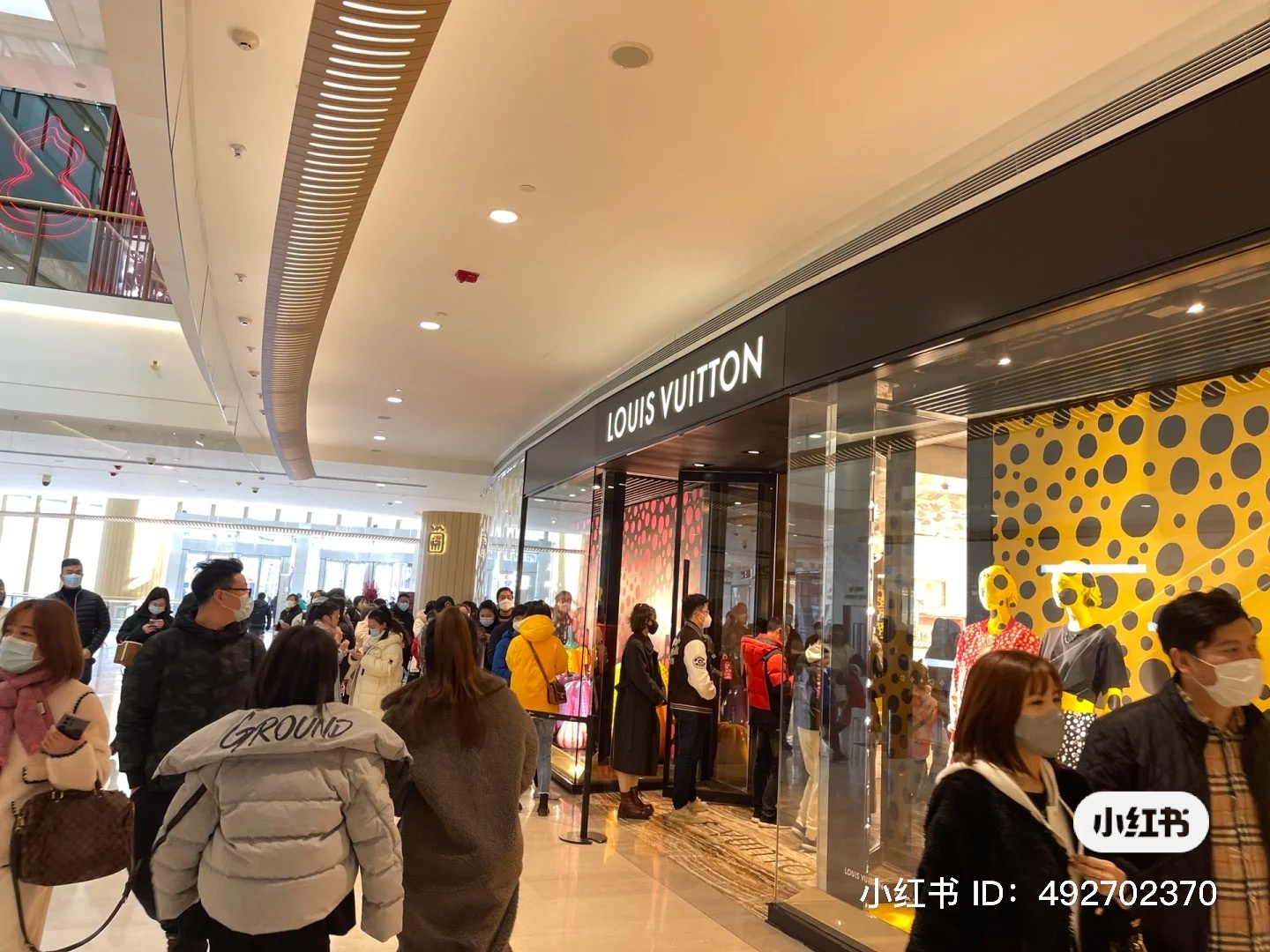 Shoppers line up outside the Louis Vuitton store at Shanghai's Plaza 66 mall over the Lunar New Year holiday. China is entering a “fashion demand deepening period,” meaning luxury will experience a shift in consumption patterns as consumers “deepen” their demand for quality. Photo: Xiaohongshu