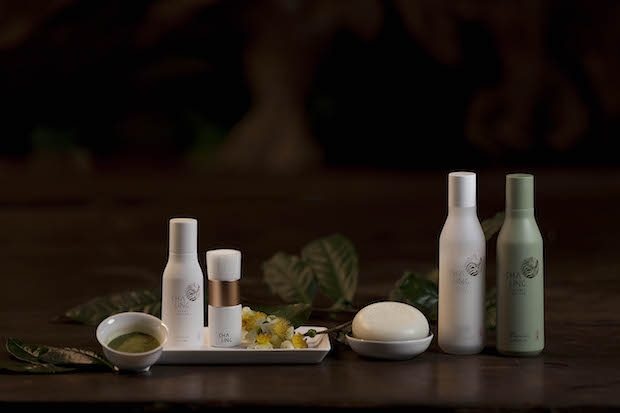 Products from LVMH's new Cha Ling tea cosmetics brand. (Courtesy Photo)