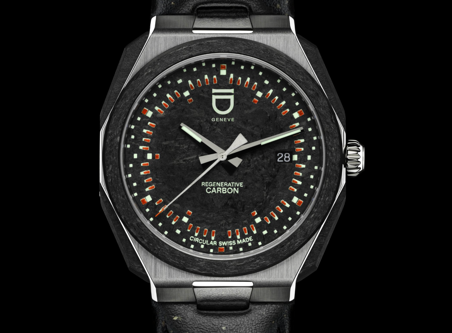 ID Genève sold the entire limited-edition run of its Circular C Edition Lab timepiece, priced from $6,025. Photo: ID Genève