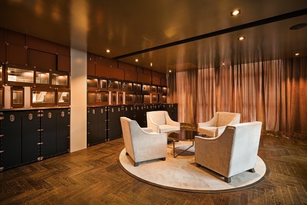 The Johnnie Walker House in Chengdu offers special services such as classes on whisky production and personalized whisky blends. Photo: Courtesy