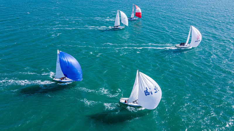 Beihai's popularity has increased by holding various urban water sports events. Photo: 2021 Belt and Road International Regatta