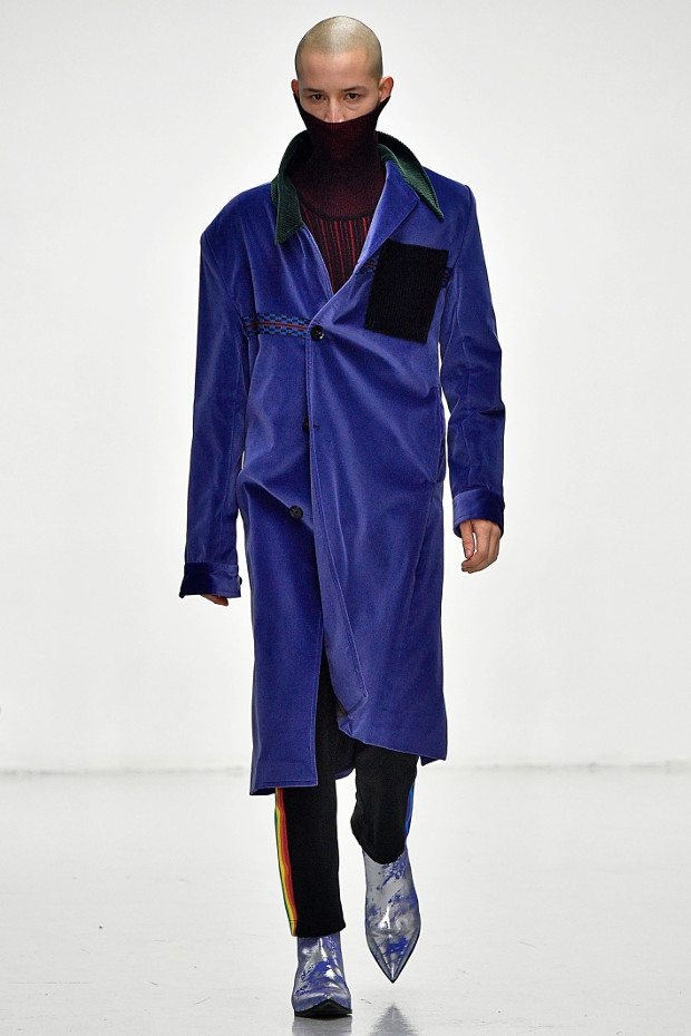 A look from Xander Zhou’s Autumn/Winter 2016 collection shown at London Collections: Men. (Courtesy Photo)