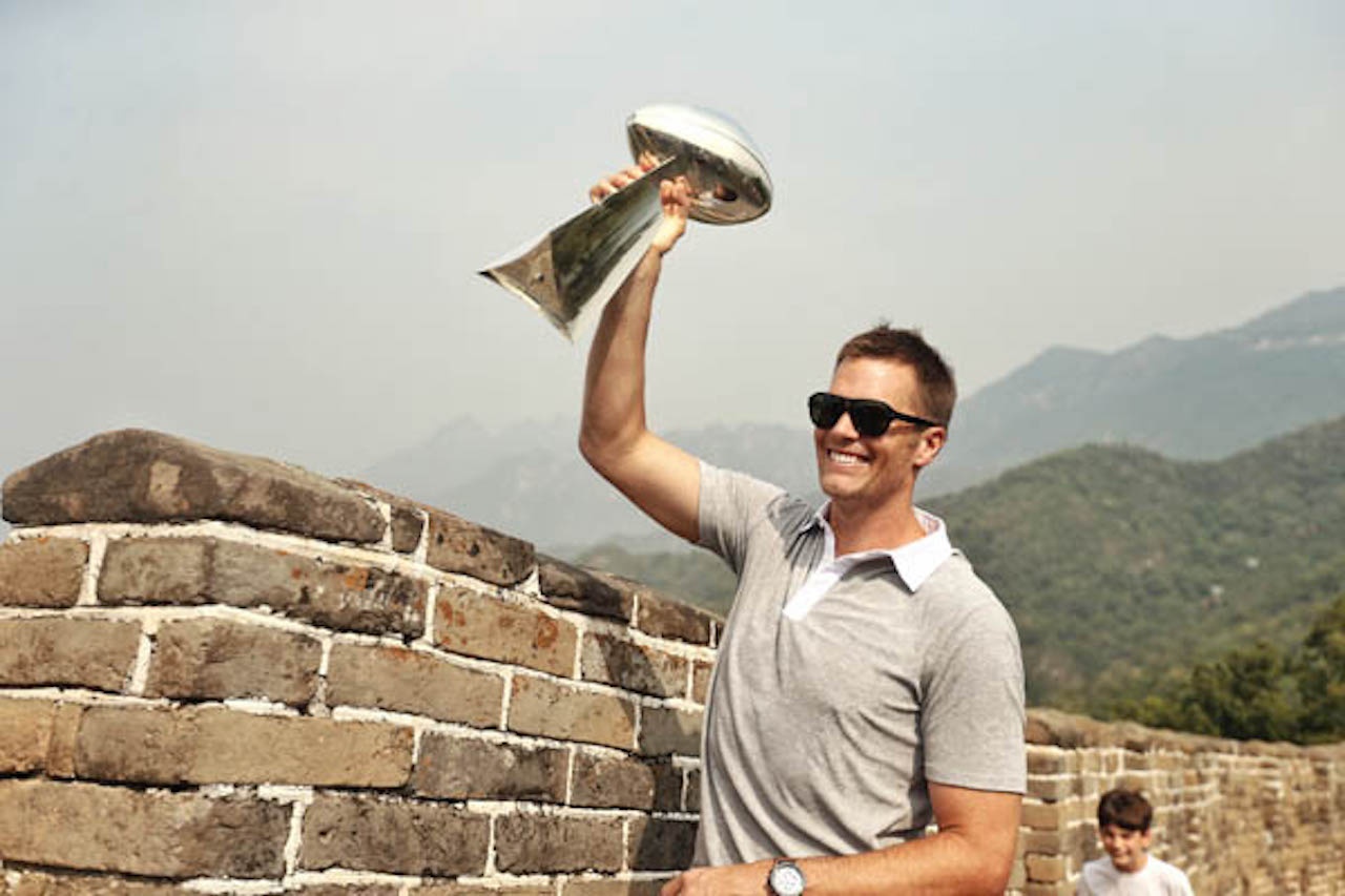 Tom Brady. Image via Weibo.