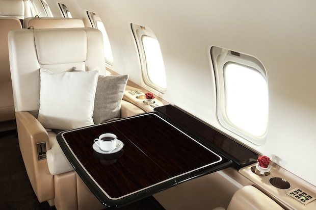 Inside the VistaJet Challenger 850. (Courtesy Photo)