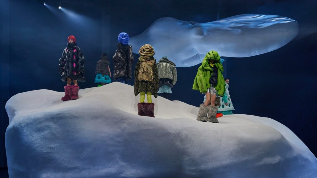 "Underwater Futurism" by Dingyun Zhang for Moncler Genius in 2022. Photo: Moncler