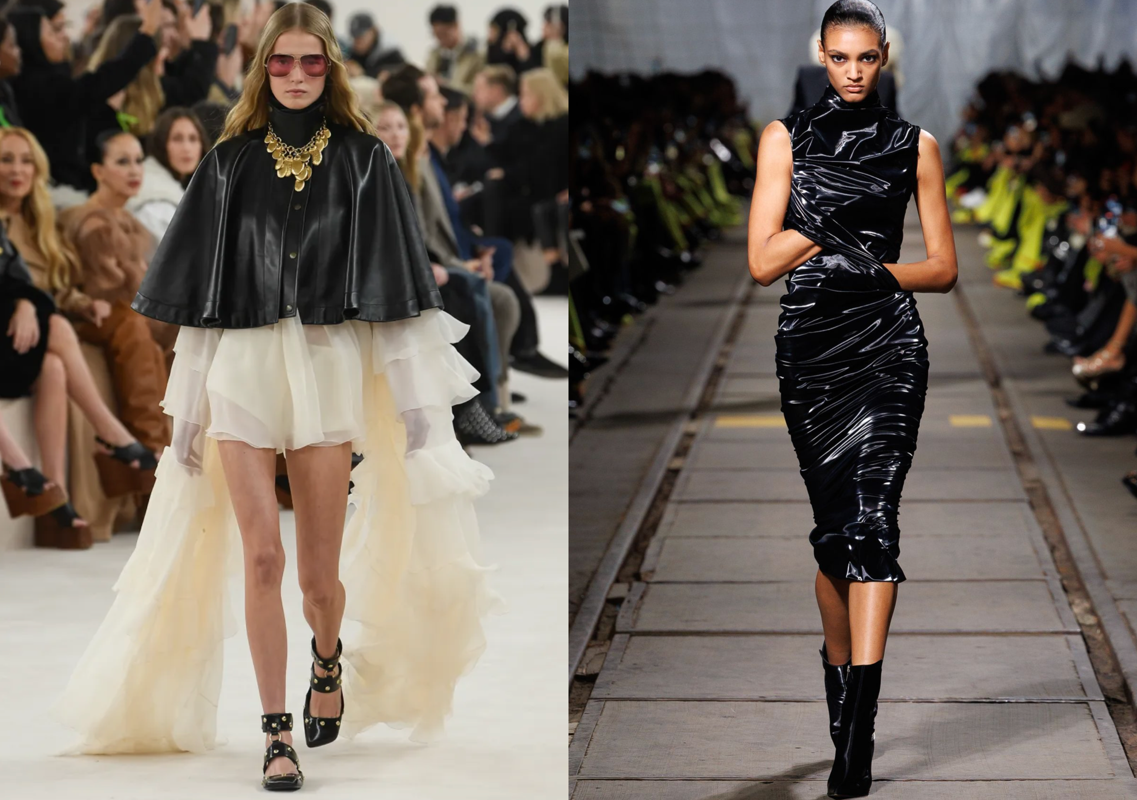 Paris Fashion Week saw creative director debuts at both Chloé and Alexander McQueen. Photo: Chloé/Alexander McQueen