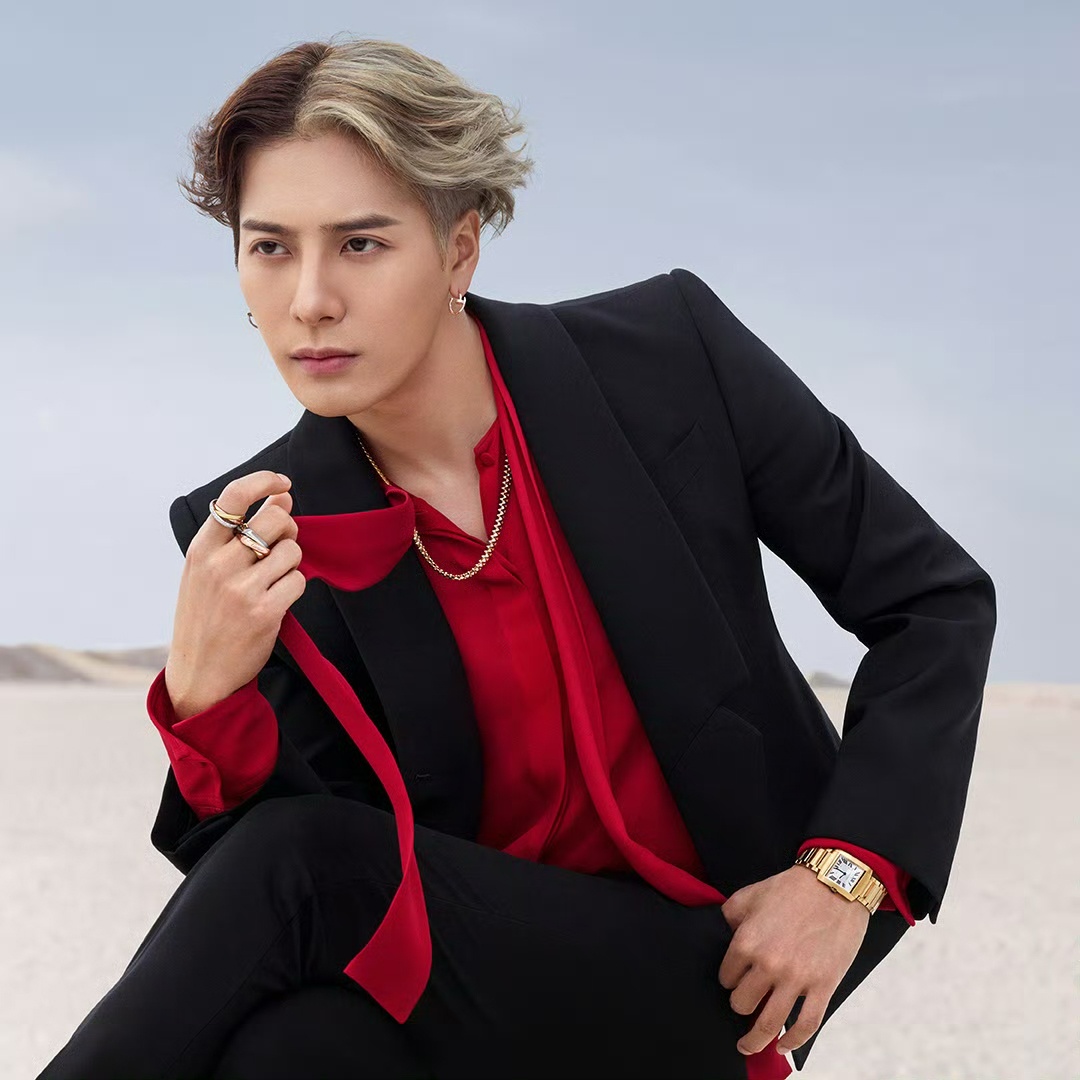 Cartier launched the Trinity Centenary campaign in March 2024, featuring brand ambassador Jackson Wang. Image: Cartier