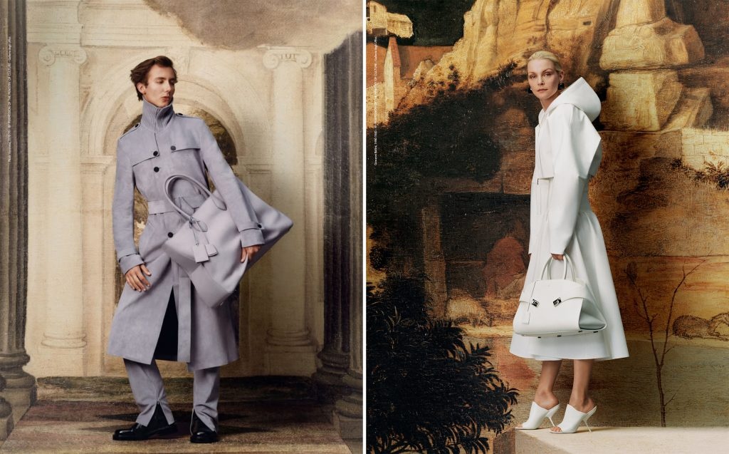 Maximilian Davis' New Renaissance campaign for Ferragamo. Photo: Ferragamo