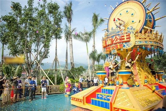 The theme park at Dalian Wanda's new Xishuangbanna resort. (Courtesy Photo)