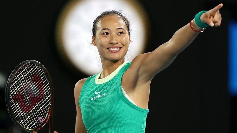 Tennis star Zheng Qinwen is making strides in China. Photo: Zheng Qinwen