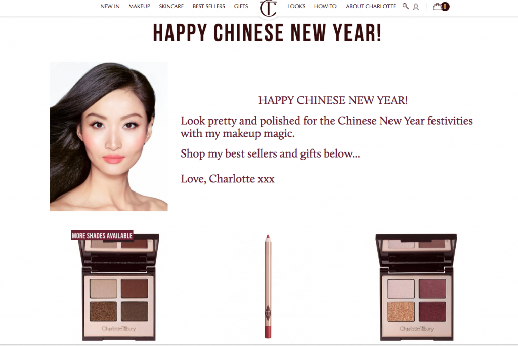 A still from Charlotte Tilbury's website.