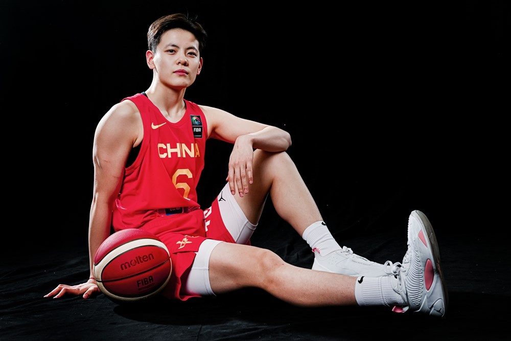 Shuyu Yang has been picked up by the likes of Prada for her androgynous style and talent on the pitch. Photo: Fiba.basketball