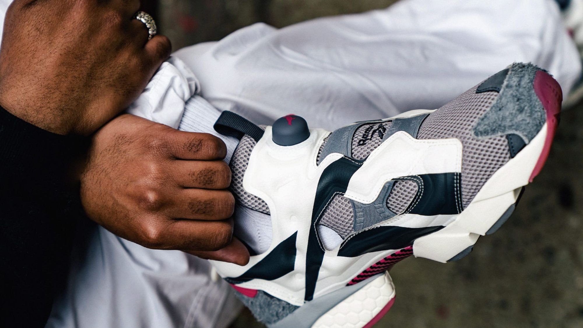 The Reebok x Deal Lifestyle x Staple Instapump Fury, launching this Sunday. Photo: Reebok