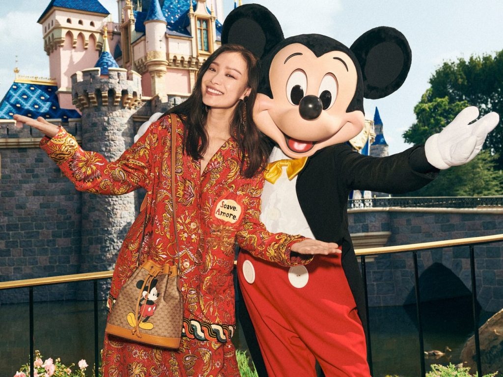 In 2020, Gucci dropped a Mickey Mouse-themed fashion line with Disney, with prices ranging from 210 to 6,300. Photo: Gucci