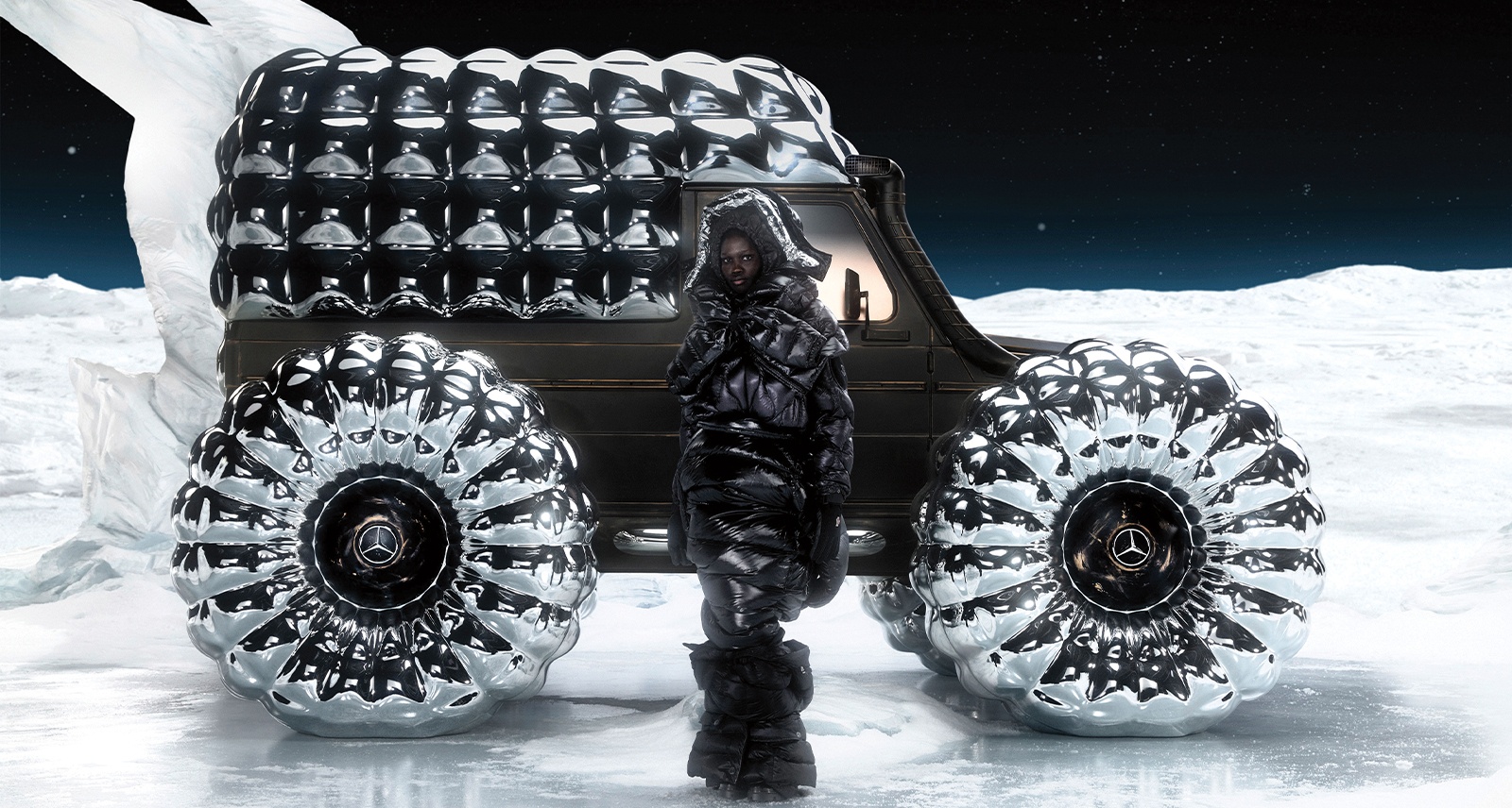 Mercedes-Benz x Moncler collaboration. Photo: Mercedes-Benz