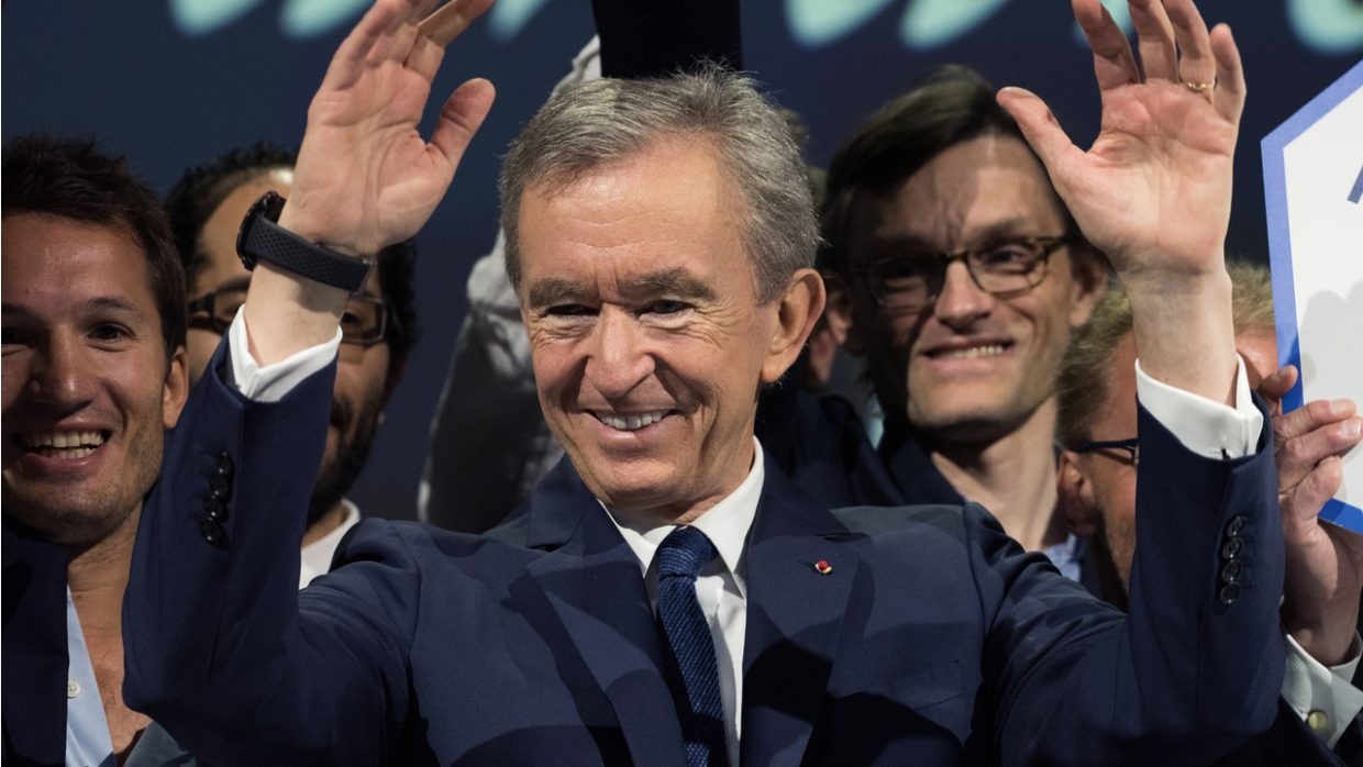 Bernard Arnault founded the world's largest luxury goods company LVMH in 1987. Photo: Shutterstock