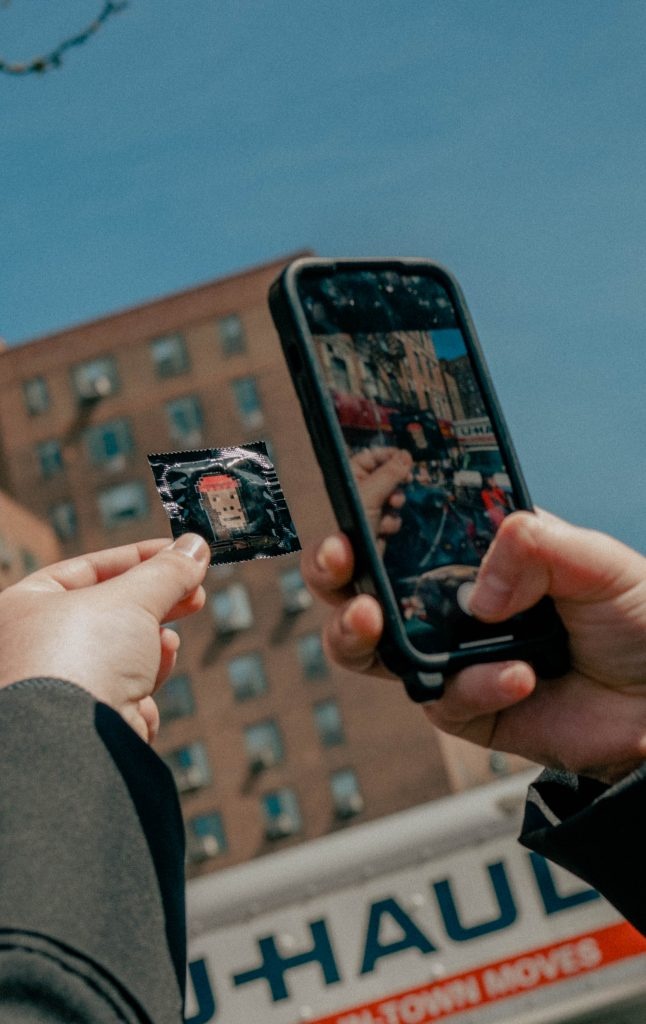 Community members were encouraged to take part in a treasure hunt across the city to discover a series of "treasures" and offline experiences. Photo: Courtesy of Chapter 2 Agency / Matthew LeJune