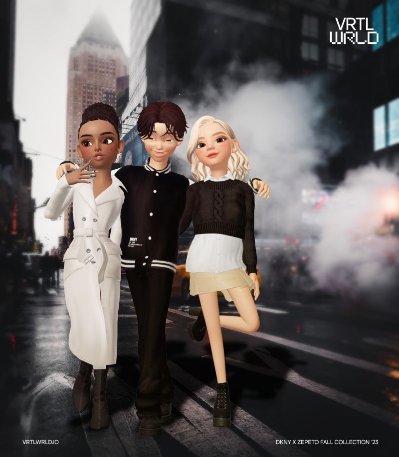 DKNY is going for gold in Zepeto in a bid to align with younger demographics. Photo: Vrtl Wrld