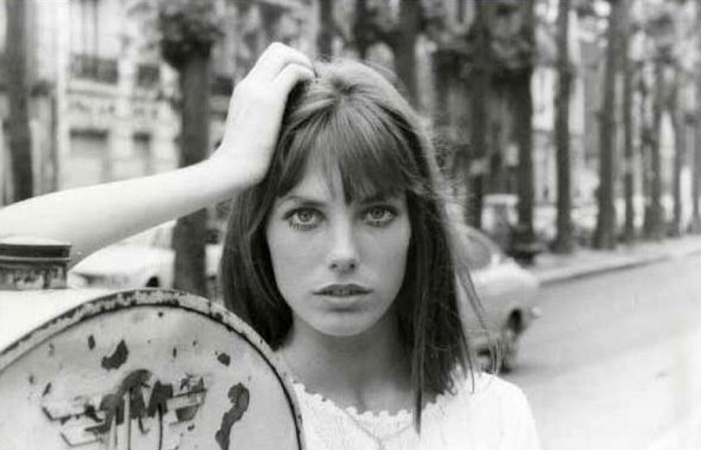 A vintage photo of Jane Birkin.