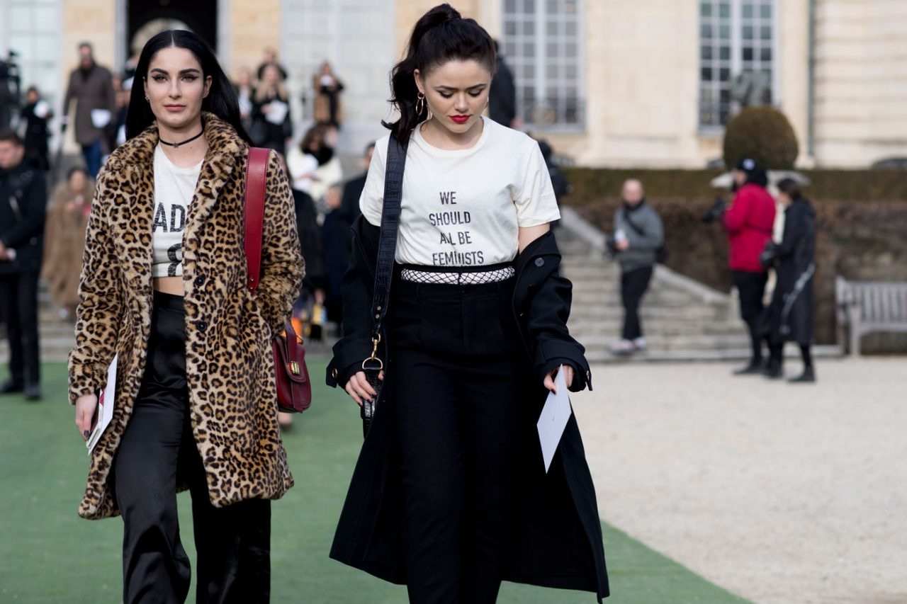 One of the most-talked about designs from Maria Grazia Chiuri's first collection for Dior, spring 2017, was the "We Should All Be Feminists" T-shirt. Photo courtesy: Kamdora