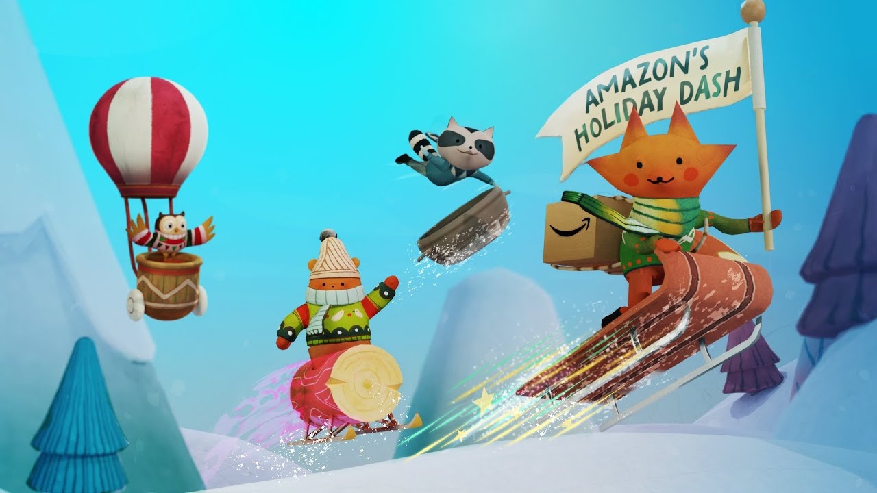 Amazon's Holiday Dash was one of Roblox's most popular fashion and retail experiences in 2023. Photo: Roblox