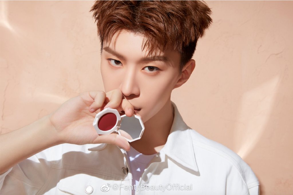 Fan Chengcheng promoted Fenty Beauty's blush during last year's 520 holiday. Photo: Fenty Beauty's Weibo