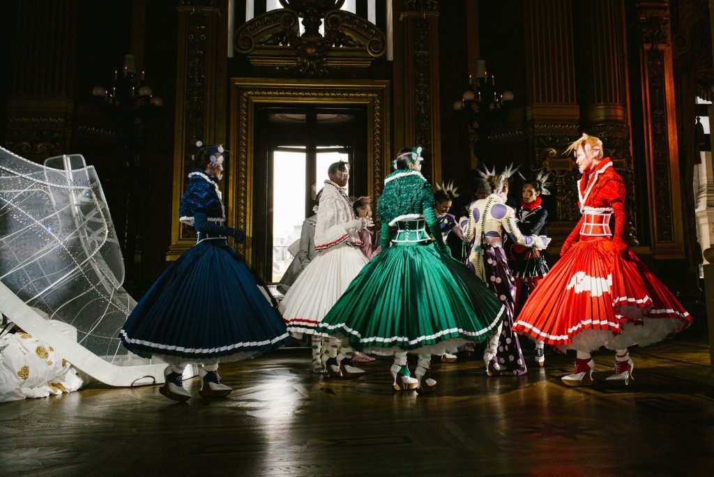 Thom Browne brought his eccentric style to Paris Fashion Week. Photo: Corey Tenold for Thom Browne