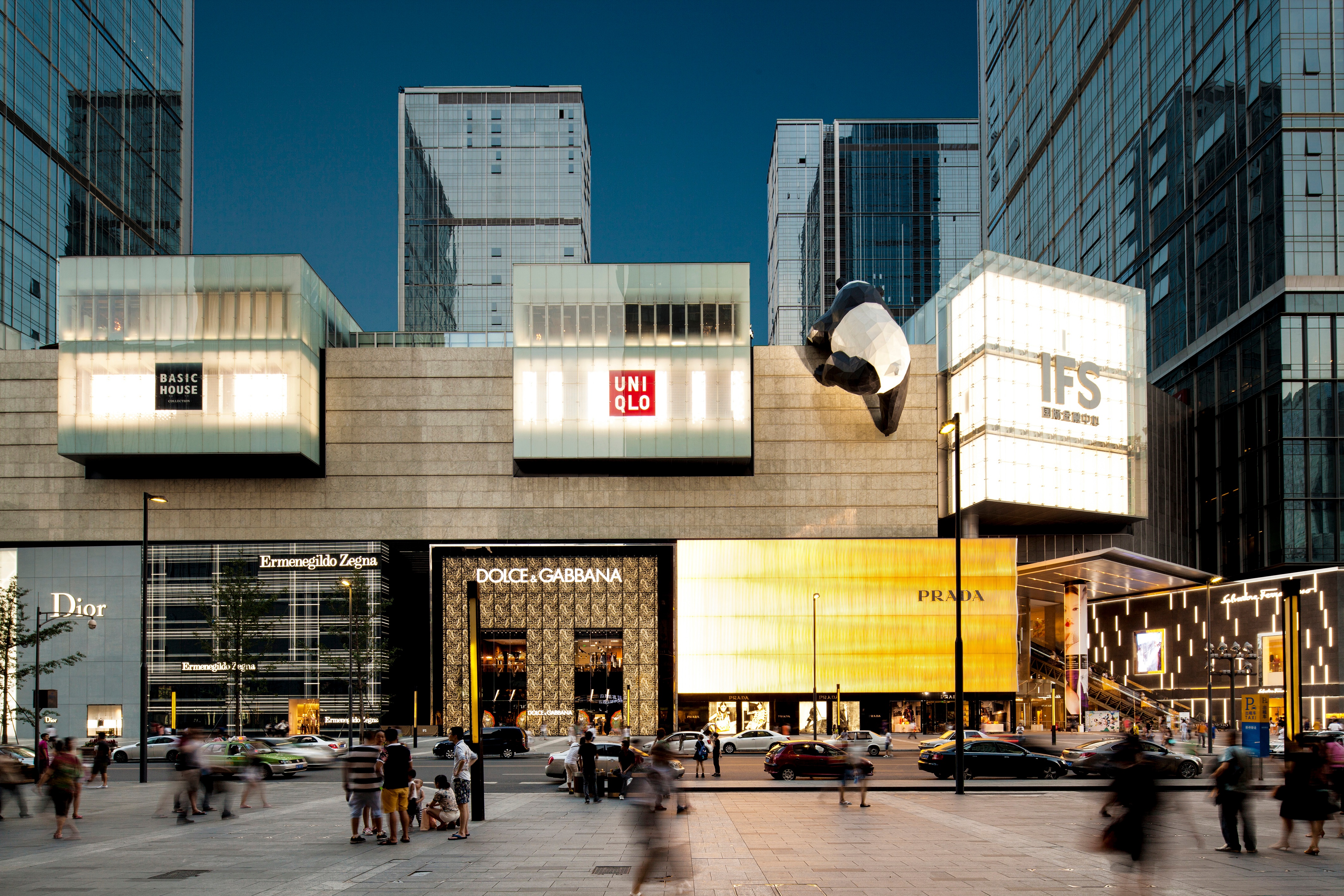 Chengdu IFS opened in 2014 and is now the top luxury shopping destination in the city, as well as one of the most influential premium malls in China’s Midwest region. Courtesy photo