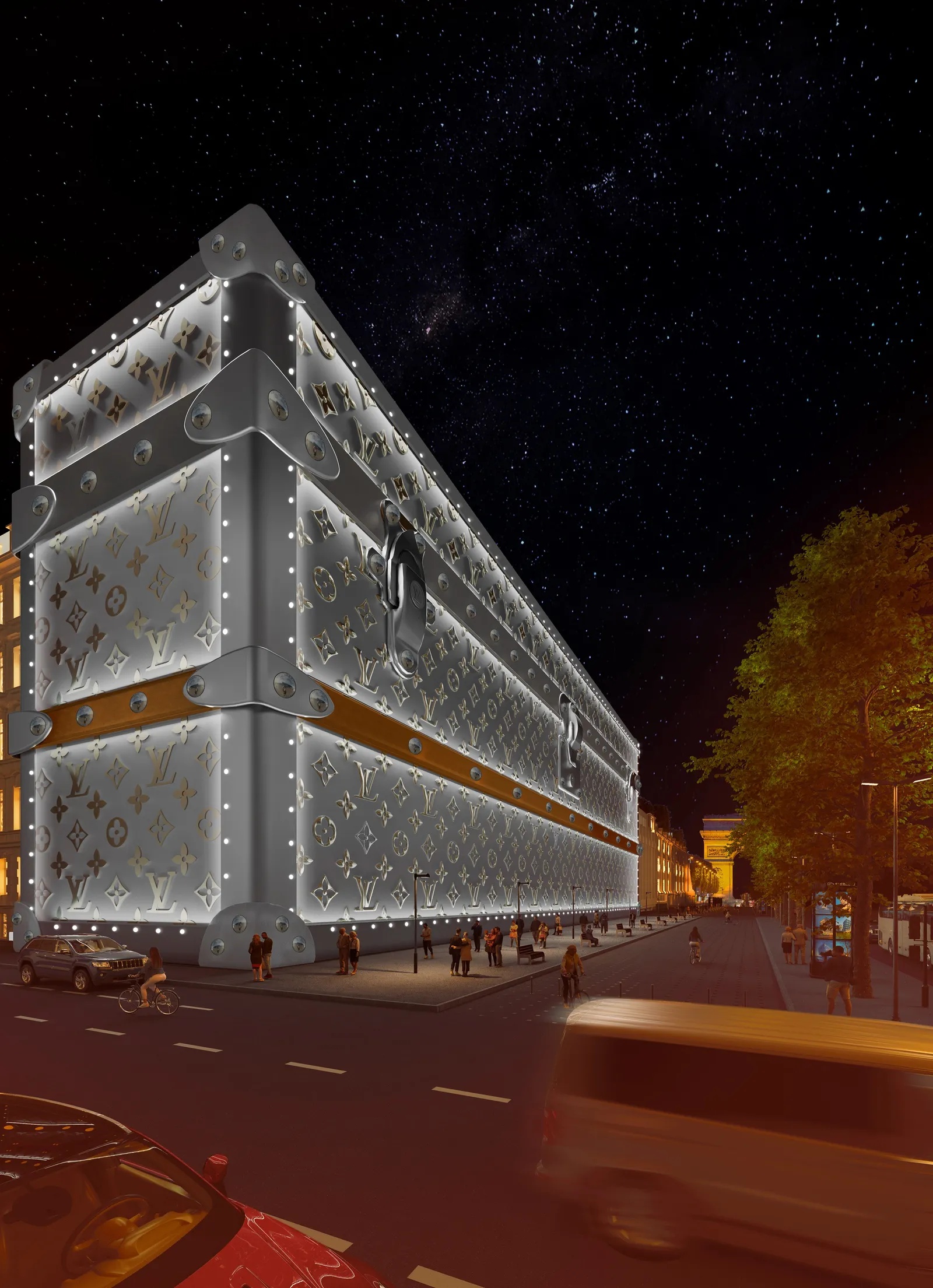 Louis Vuitton plans to open its first hotel in Paris in 2026. Image: Louis Vuitton on X