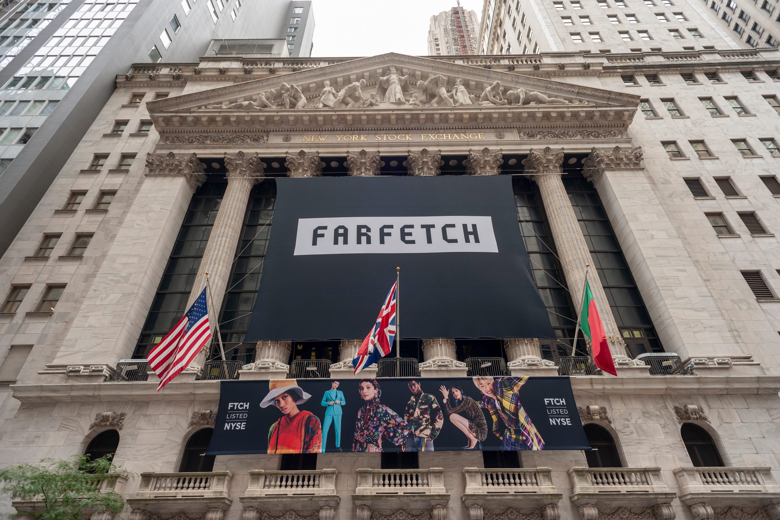 Farfetch listed on the New York Stock Exchange on September 21, 2018. Photo: Shutterstock