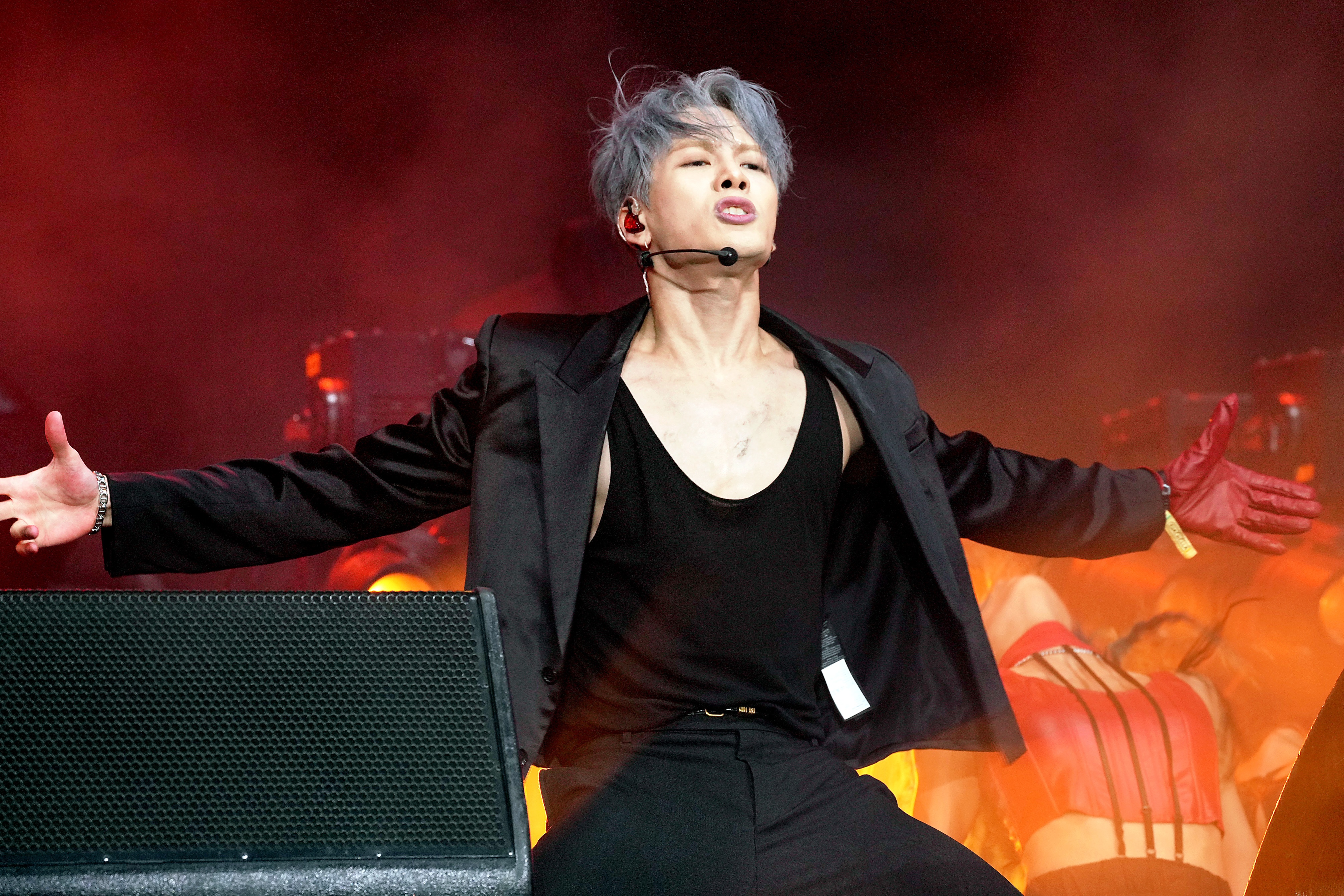 Jackson Wang of 88rising performs onstage at the Coachella Stage during the 2022 Coachella Valley Music And Arts Festival on April 16, 2022 in Indio, California. Image: Getty Images