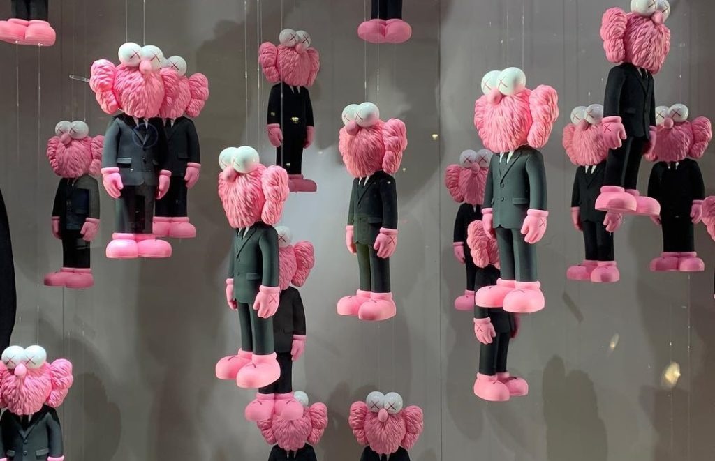 Dior partnered with KAWS to create its limited-edition BFF plush, retailing for $7,500. Photo: Courtesy of Kim Jones