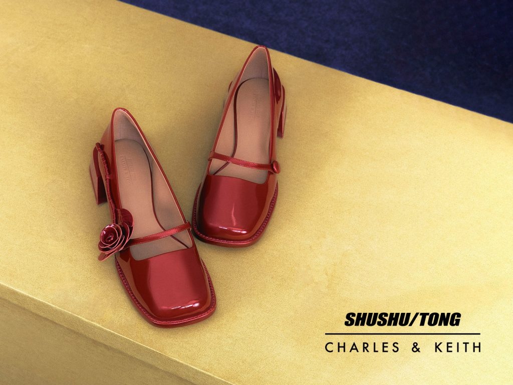 Shushu/Tong reimagined Charles & Keith's iconic Mary Jane pumps.