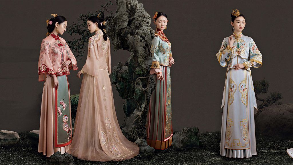 Qing Dynasty Chinese Wedding Dress