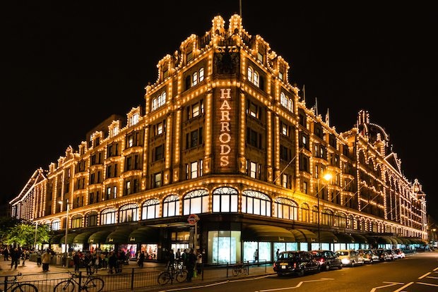 Harrods in London. (Shutterstock)