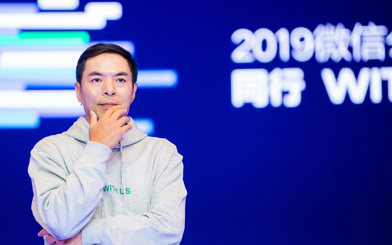 WeChat Founder Allen Zhang in a recent conference. Photo: Shutterstock